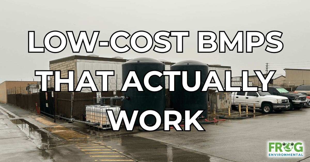 Top 5 Low-Cost BMPs That Actually Work for Industrial Sites